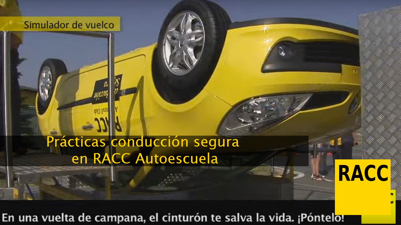 Prácticas conducción segura en RACC Autoescuela