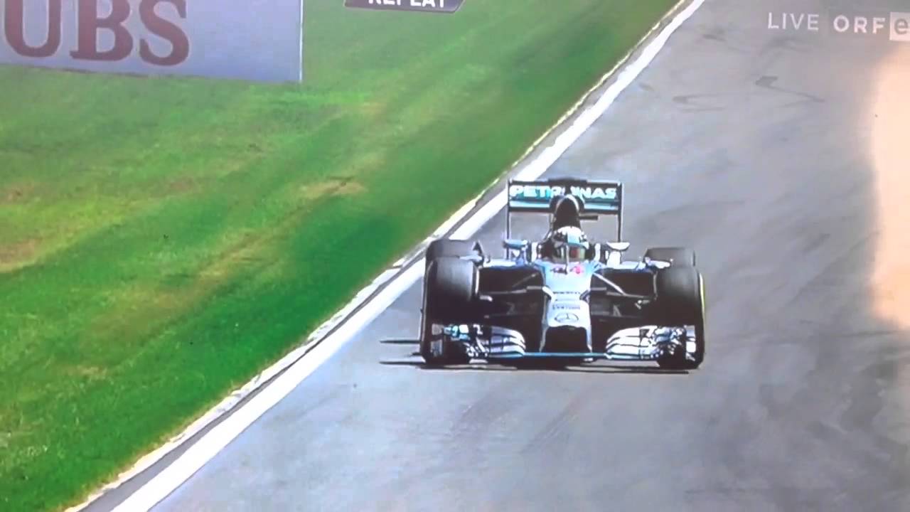 Lewis Hamilton CRASH Hockenhiem 19.07.2014 Qualifying