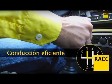 Conducción eficiente. Cambio de marchas a bajas revoluciones