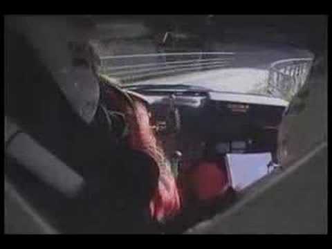 Rally de Corcega 1998 Carlos Sainz y Luis Moya CUIDADO VACA