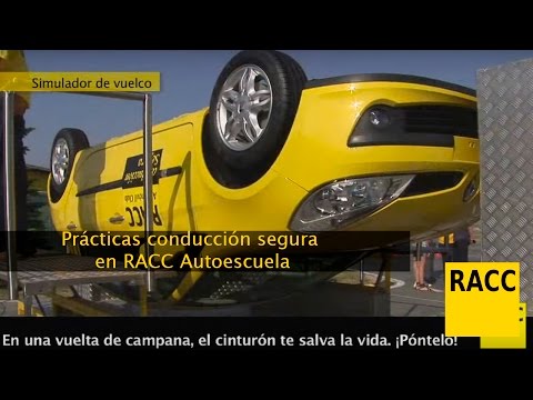 Prácticas conducción segura en RACC Autoescuela