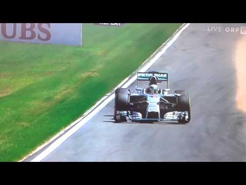 Lewis Hamilton CRASH Hockenhiem 19.07.2014 Qualifying