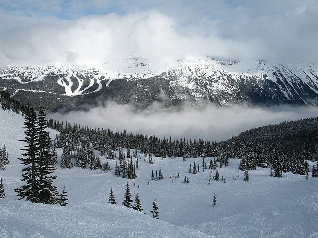 Estación de esquí Whistler Blackcomb, Canadá. 
