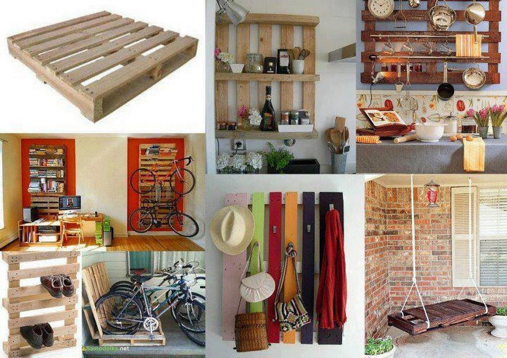 Reciclaje de palés para decoración