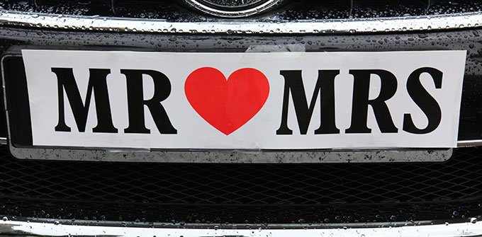 matrícula de coche mr mrs