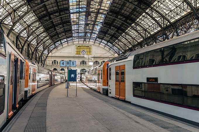 transporte público en Barcelona