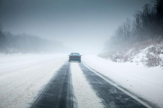 Atrapado en la nieve