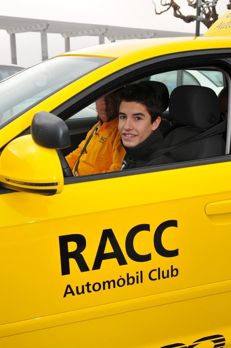 Marc Márquez en RACC Autoescuela