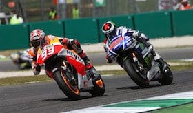 Marc Márquez y Jorge Lorenzo