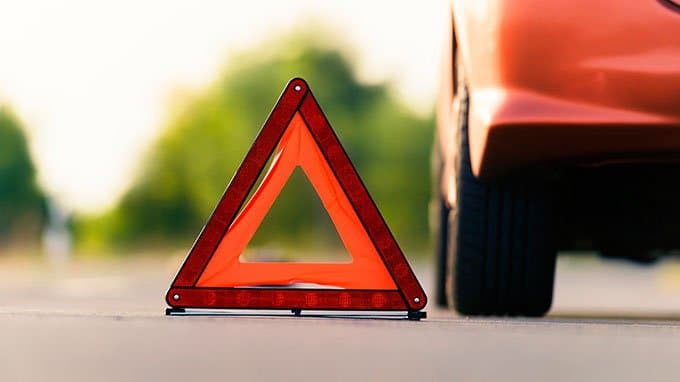 Triángulo de seguridad - Carnet de coche