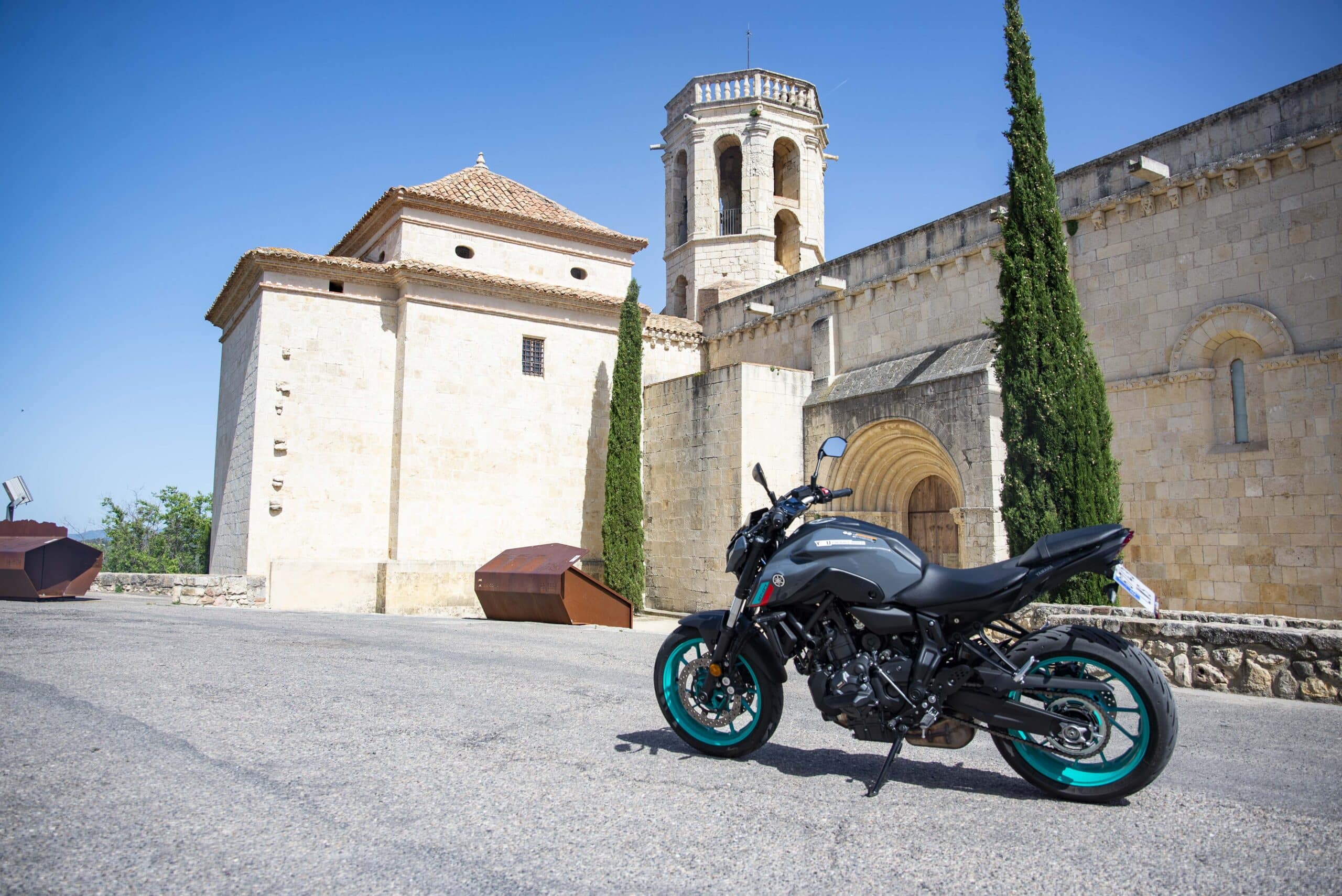 La MT-07 completó casi 300 kilómetros de ruta por Tarragona.