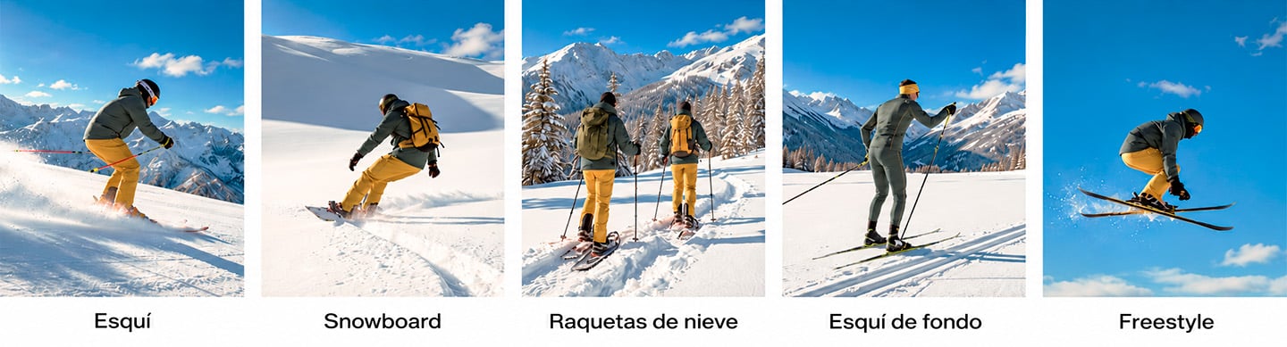 deportes de nieve seguro