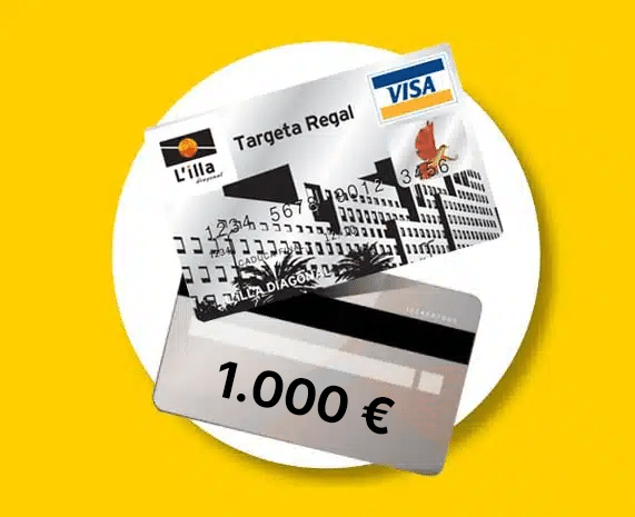 Tarjeta sorteig Illa Diagonal